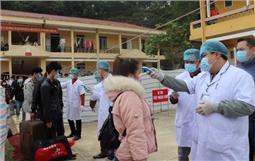 Cao Bằng: Chuyển 181 công dân về tỉnh Thái Nguyên